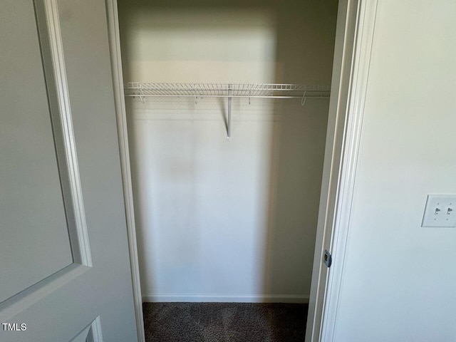 view of closet