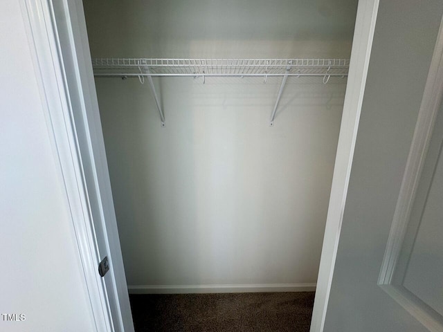 view of closet