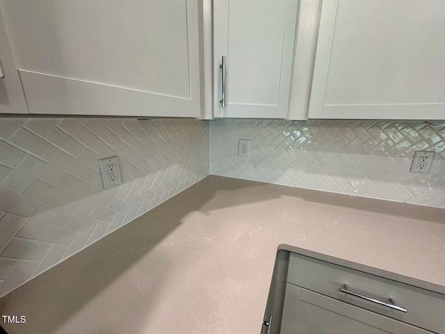 235 Grand Griffon Way, Lillington, NC 27546 - kitchen view of decorative backsplash and white cabinets