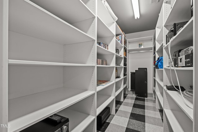 storage room with visible vents