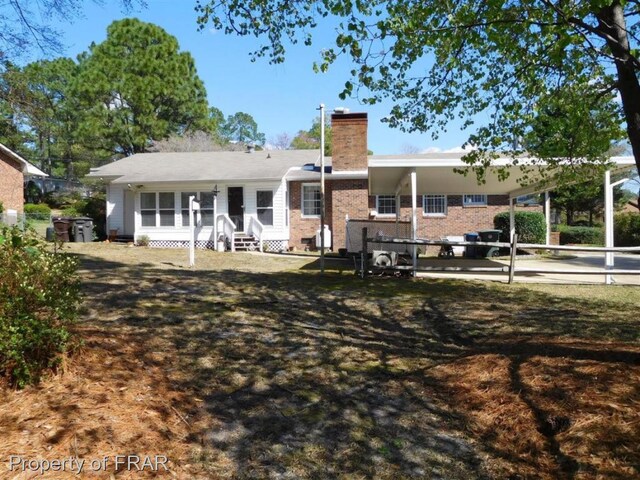 view of rear view of house