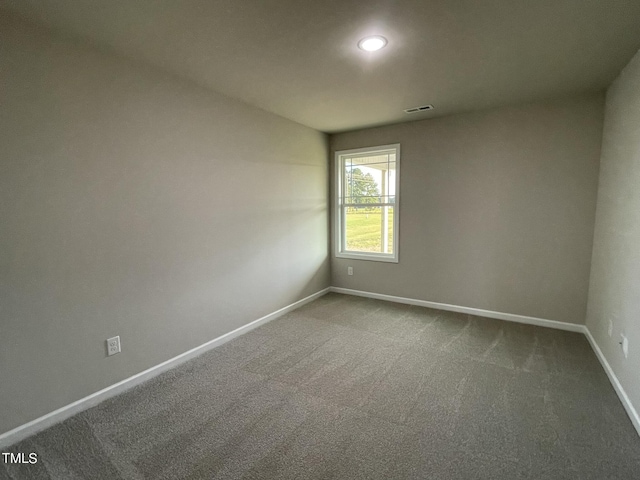 53 Grace Ridge Ct, Benson, NC 27504 - unfurnished room with carpet flooring, recessed lighting, baseboards, and visible vents