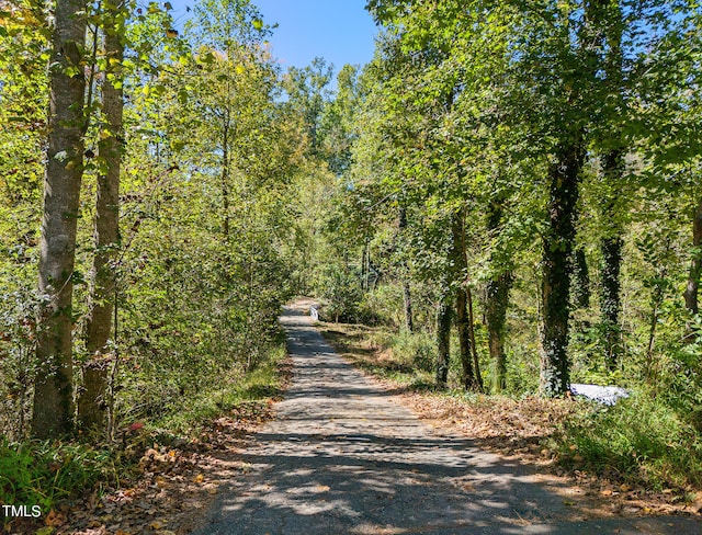 view of road