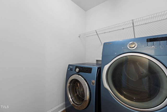 view of laundry room