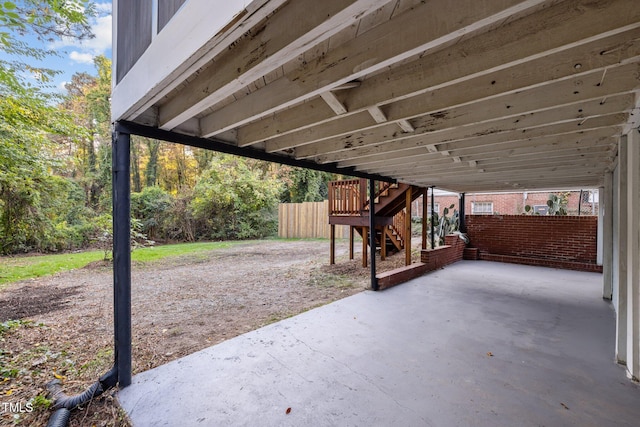 view of patio