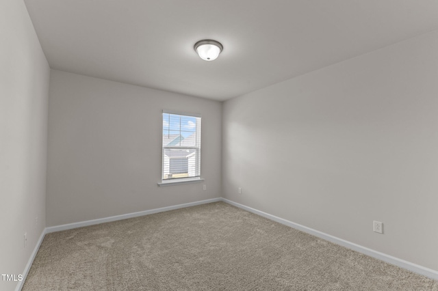 unfurnished room with carpet flooring