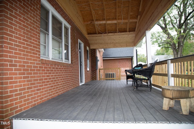 view of deck