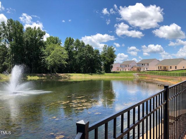 view of water feature