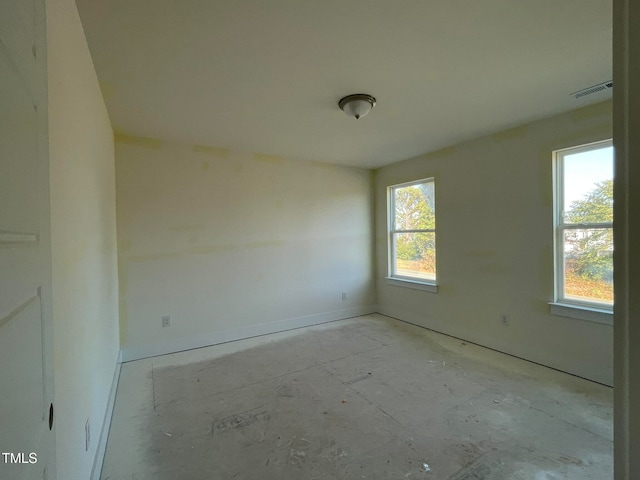 view of unfurnished room