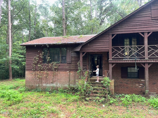 view of front of home