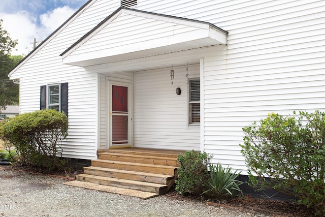 view of entrance to property