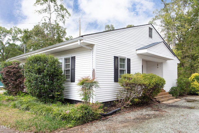 view of property exterior