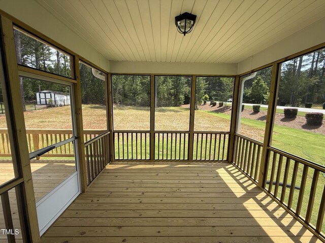 135 Green Haven Blvd Lot # 1, Youngsville, NC 27596 - view of unfurnished sunroom