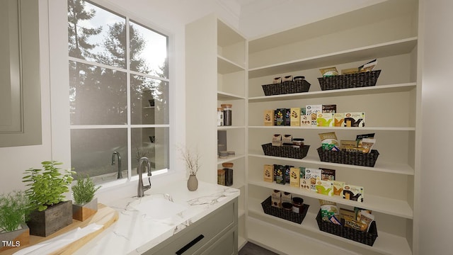 pantry with sink