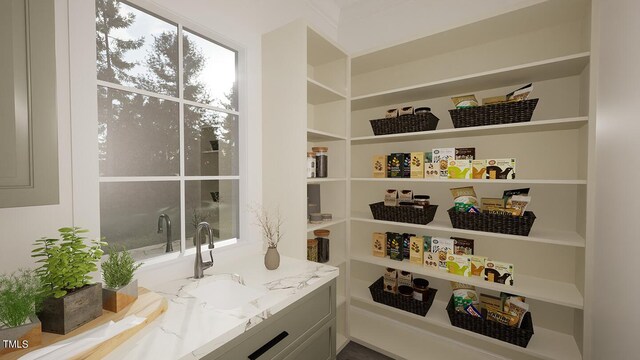 3301 Dell Dr, Raleigh, NC 27609 - pantry featuring a sink