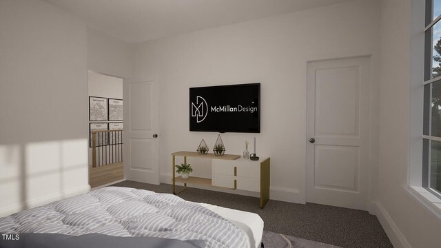 3301 Dell Dr, Raleigh, NC 27609 - bedroom featuring baseboards and carpet flooring