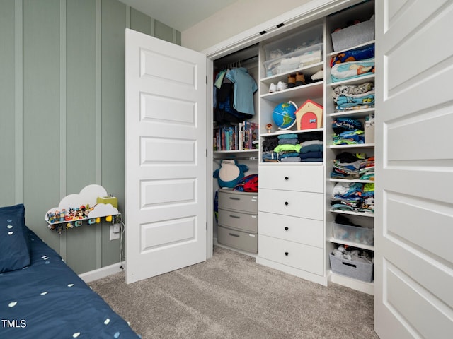 view of closet