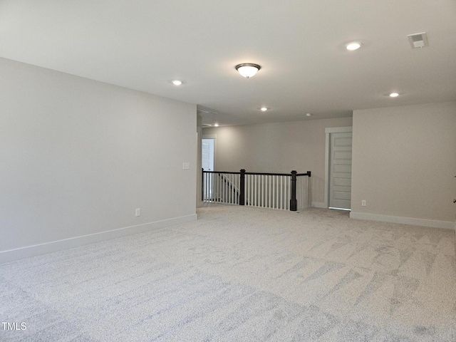 145 Green Haven Blvd Lot # 83, Youngsville, NC 27596 - unfurnished room with light colored carpet and recessed lighting