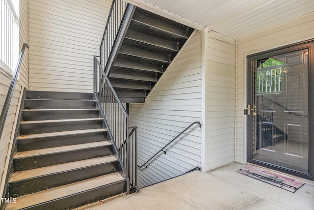 view of staircase