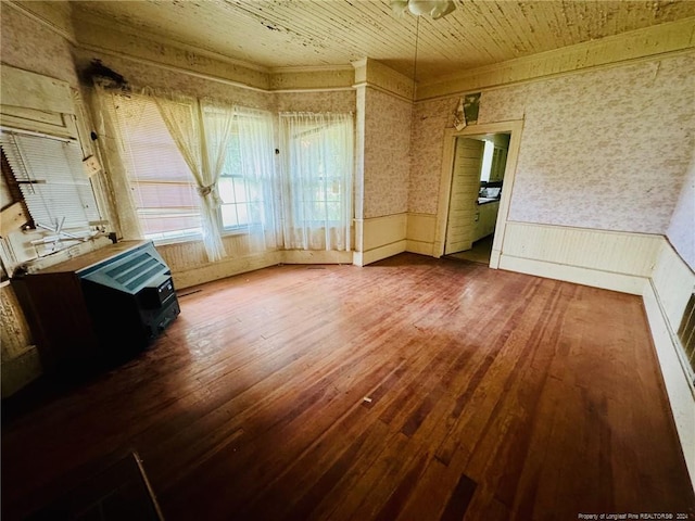 interior space featuring wood-type flooring