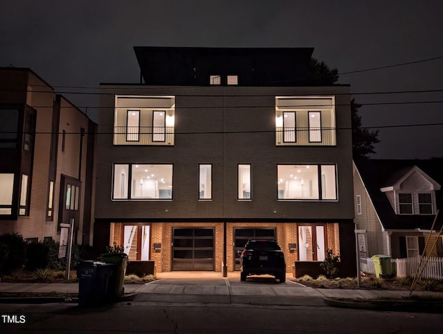 exterior space with a balcony