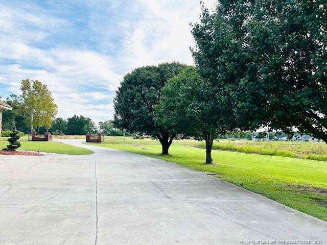 surrounding community featuring a yard