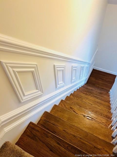 view of staircase