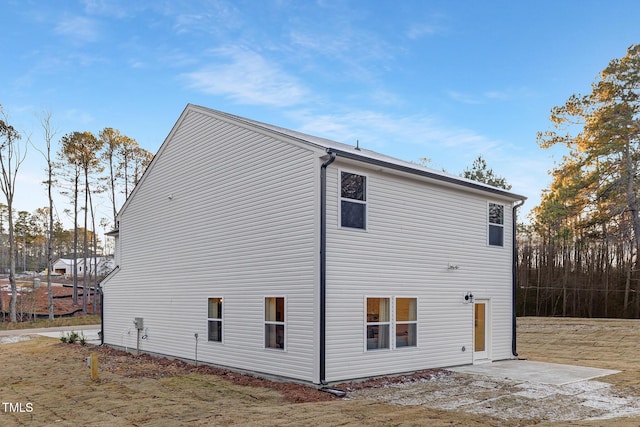 view of home's exterior featuring a patio