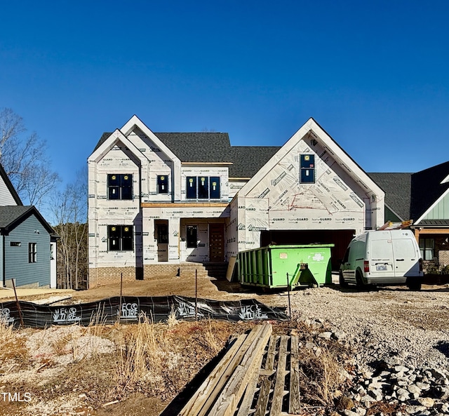 view of property under construction