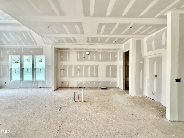 view of unfurnished living room