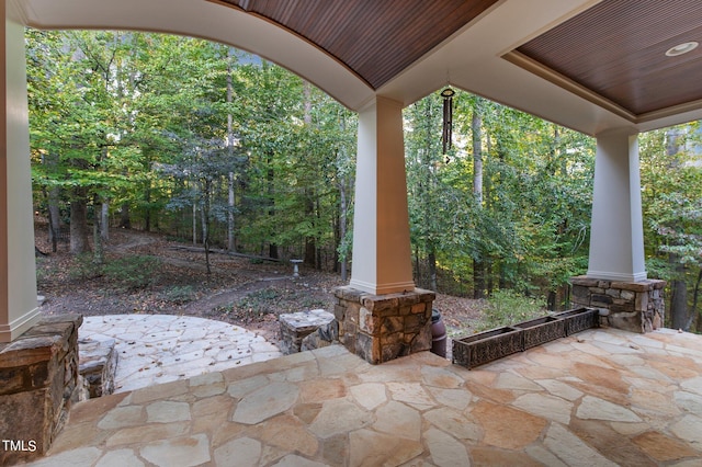 view of patio