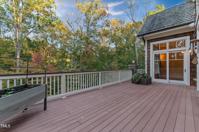 view of deck