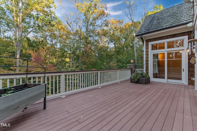 3105 Cone Manor Ln, Raleigh, NC 27613 - view of wooden terrace