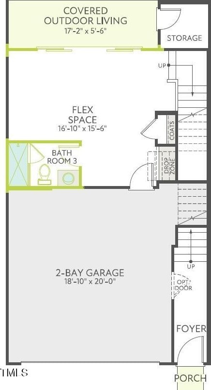 4505 Mint Leaf Ln, Raleigh, NC 27612 - home floor plan