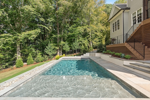 view of pool