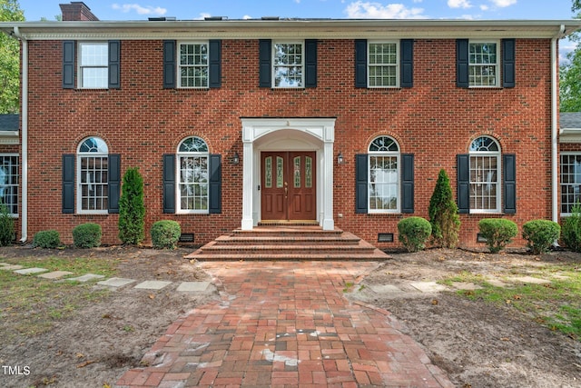 view of colonial house