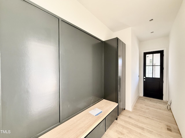 interior space featuring hardwood / wood-style floors