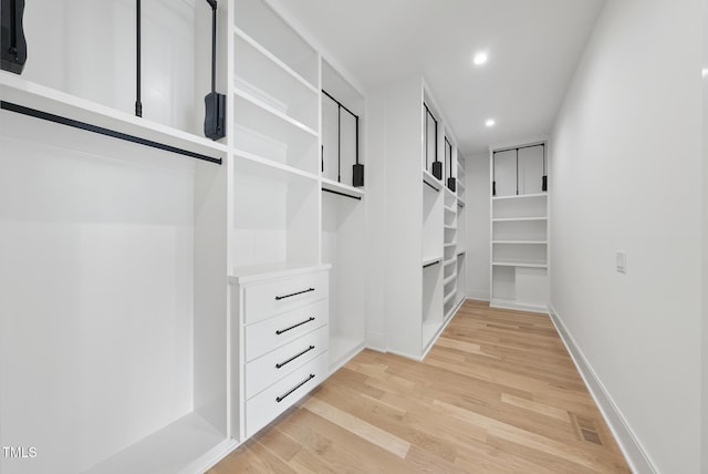 712 Daniels St, Raleigh, NC 27605 - spacious closet featuring light wood-style floors and visible vents