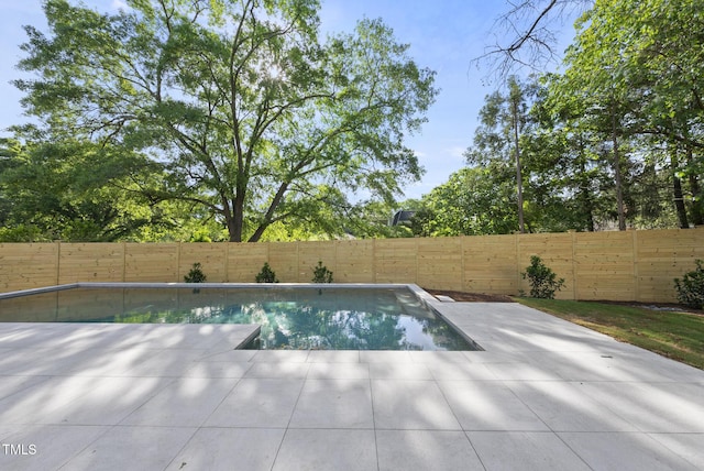 712 Daniels St, Raleigh, NC 27605 - view of pool featuring a patio area, a fenced backyard, and a fenced in pool