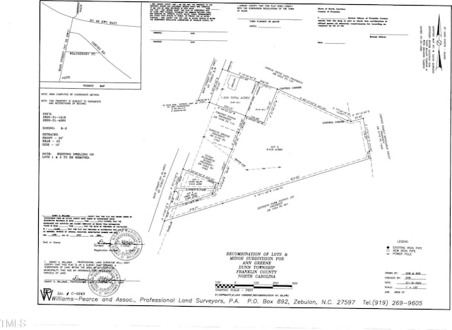 5839 NC-39, Bunn NC, 27508 land for sale