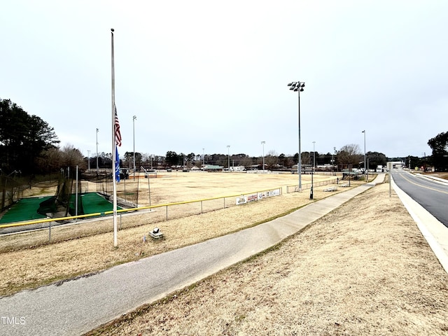 view of street with sidewalks