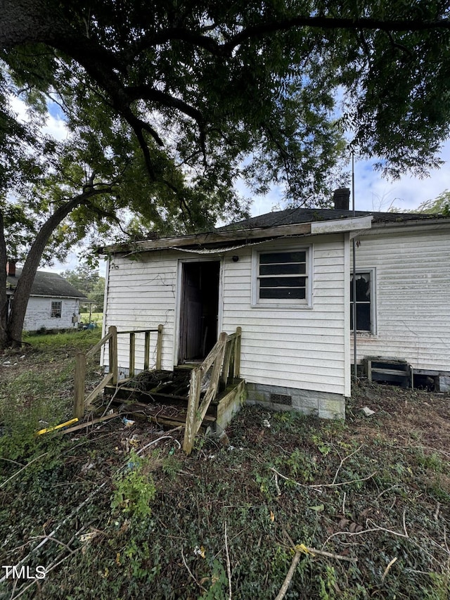 view of rear view of house