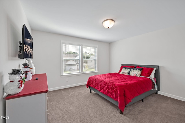 bedroom with carpet flooring