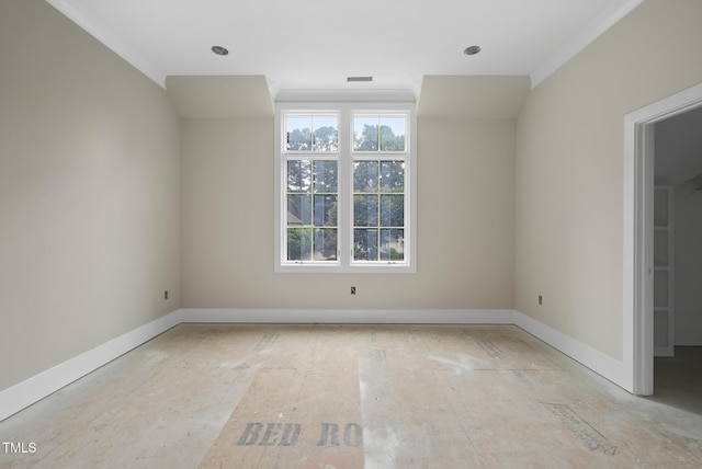 7000 N Ridge Dr, Raleigh, NC 27615 - unfurnished bedroom featuring ornamental molding