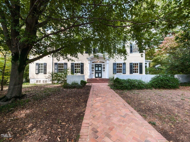 view of front of home