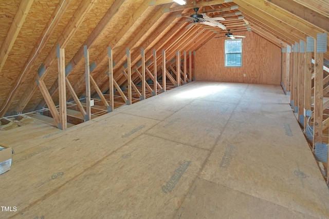 view of attic