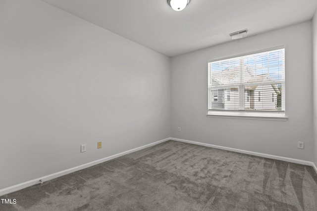 empty room with carpet floors