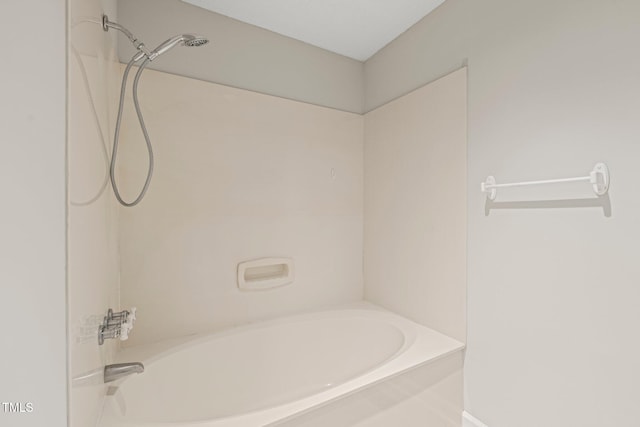 bathroom with shower / washtub combination