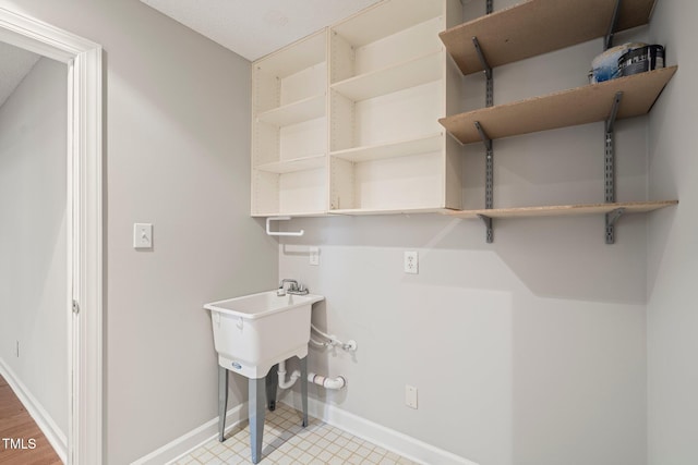 washroom featuring light wood-type flooring