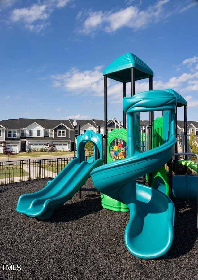 view of jungle gym